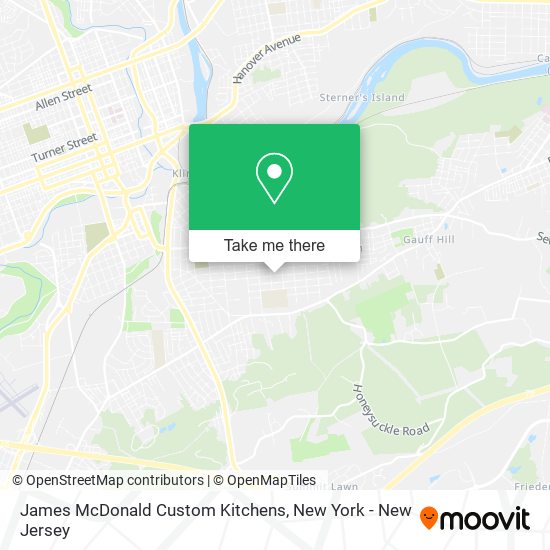 James McDonald Custom Kitchens map