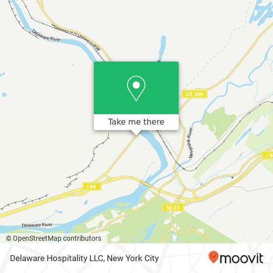Mapa de Delaware Hospitality LLC