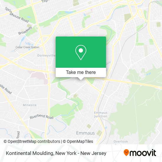 Mapa de Kontinental Moulding