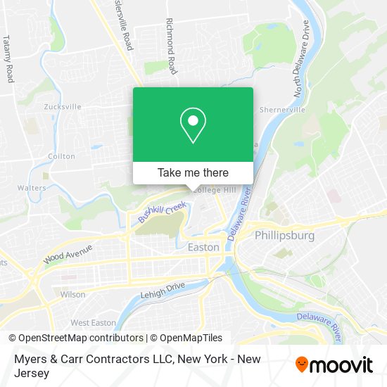 Mapa de Myers & Carr Contractors LLC