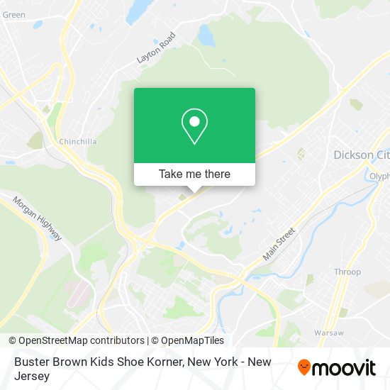 Buster Brown Kids Shoe Korner map