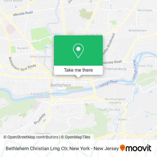 Bethlehem Christian Lrng Ctr map