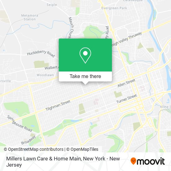 Mapa de Millers Lawn Care & Home Main