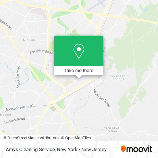 Mapa de Amys Cleaning Service