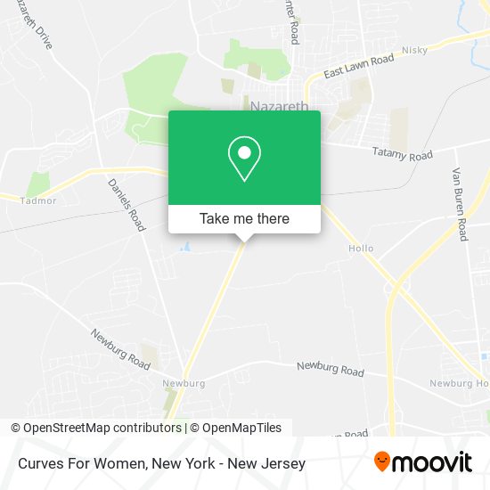 Curves For Women map