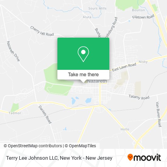 Terry Lee Johnson LLC map