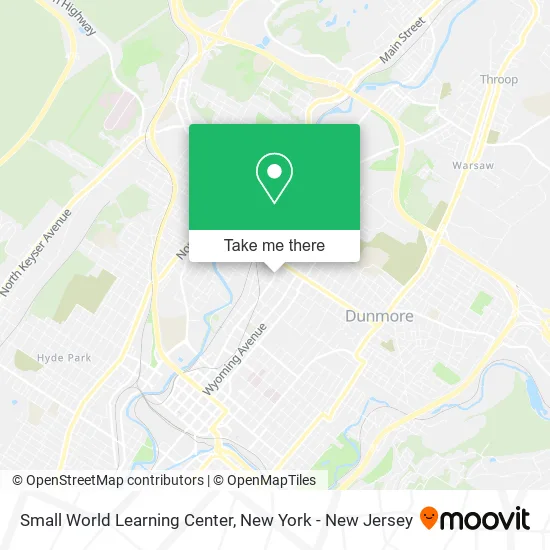 Small World Learning Center map