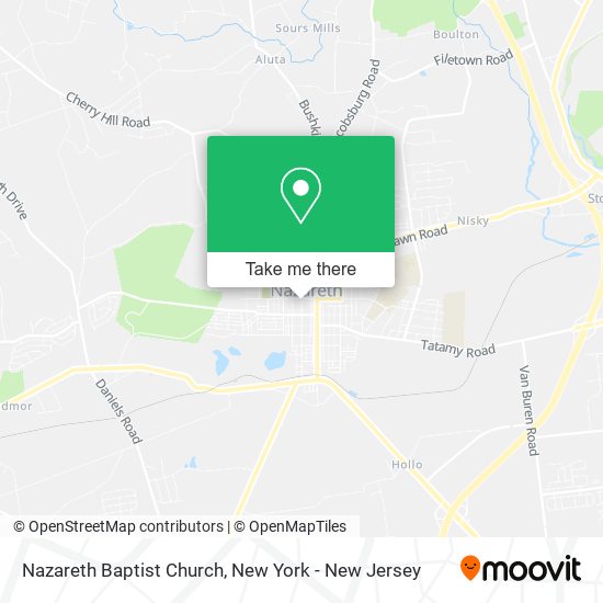 Mapa de Nazareth Baptist Church