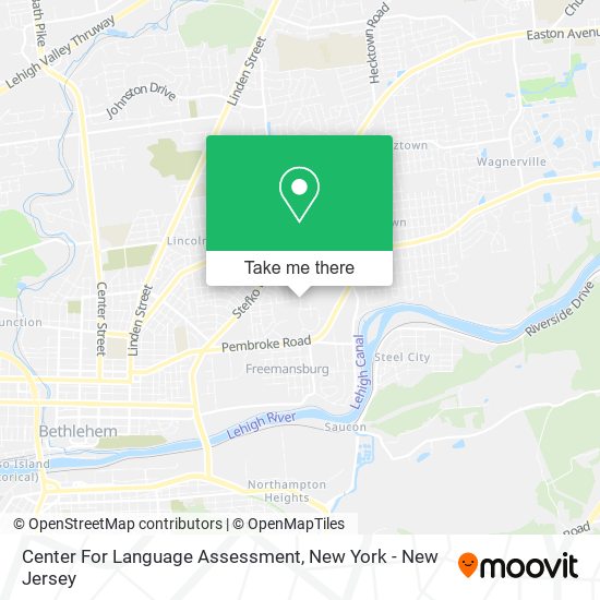 Mapa de Center For Language Assessment