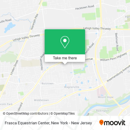 Mapa de Frasca Equestrian Center