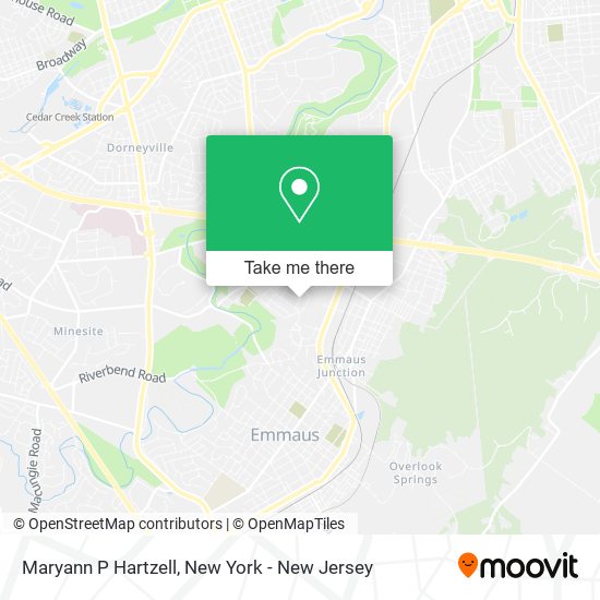 Maryann P Hartzell map