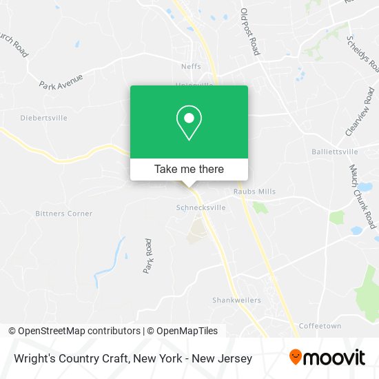 Mapa de Wright's Country Craft