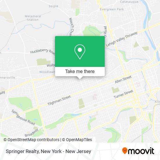 Springer Realty map