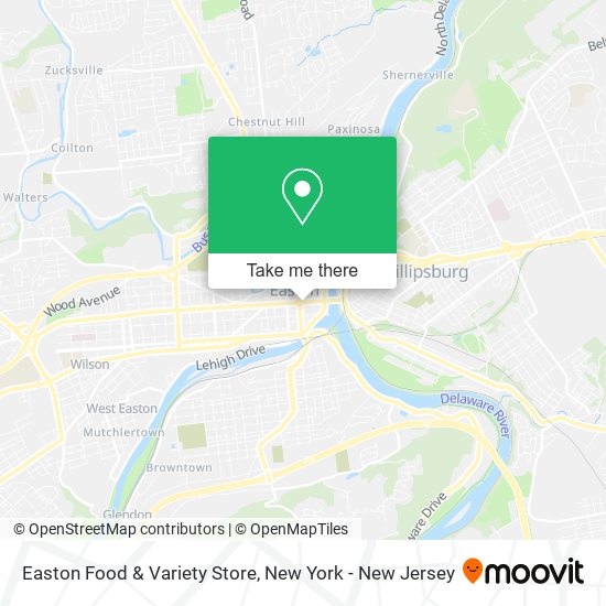 Easton Food & Variety Store map