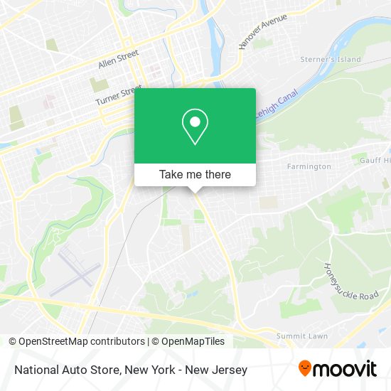 National Auto Store map