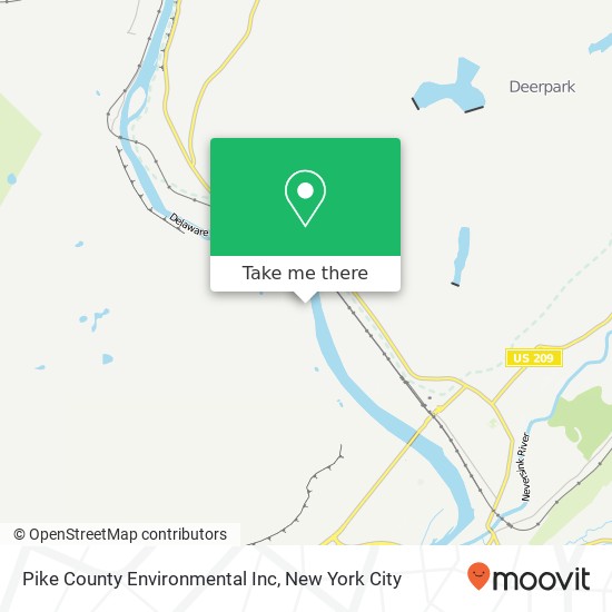 Mapa de Pike County Environmental Inc