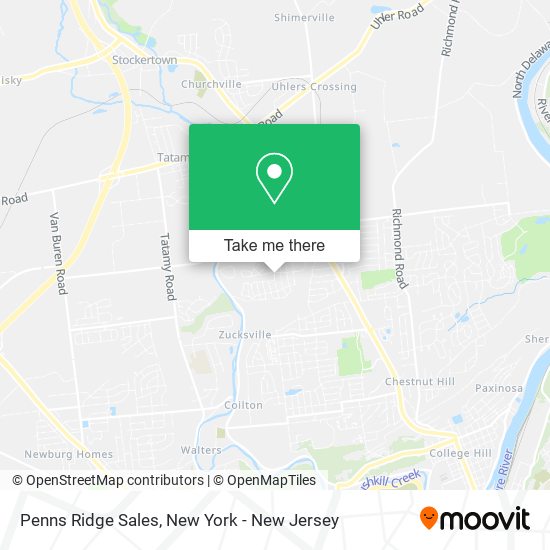 Mapa de Penns Ridge Sales