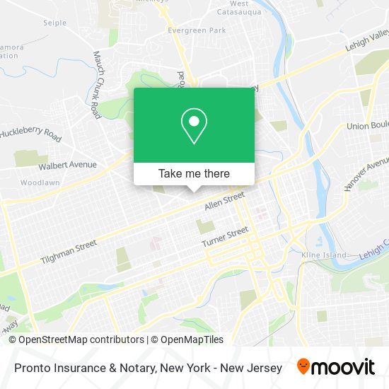 Pronto Insurance & Notary map