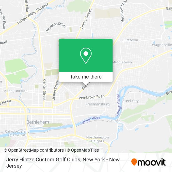 Mapa de Jerry Hintze Custom Golf Clubs