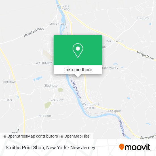 Smiths Print Shop map