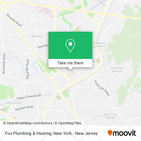 Fox Plumbing & Heating map