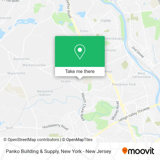 Panko Building & Supply map