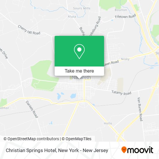 Mapa de Christian Springs Hotel