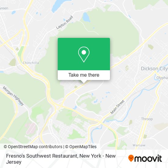 Fresno's Southwest Restaurant map