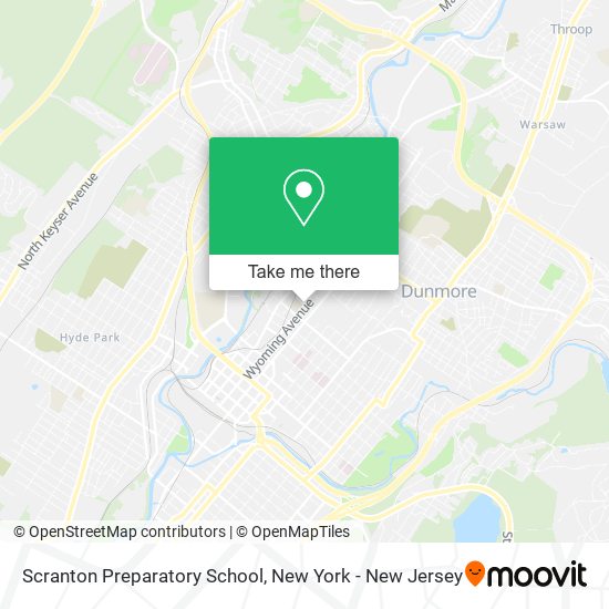 Mapa de Scranton Preparatory School