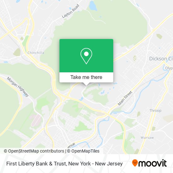 Mapa de First Liberty Bank & Trust