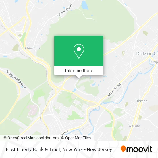 First Liberty Bank & Trust map
