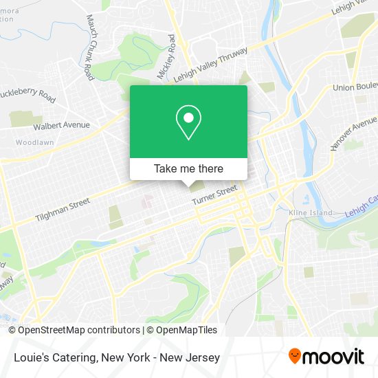 Louie's Catering map