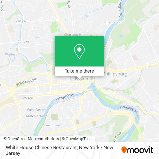 Mapa de White House Chinese Restaurant