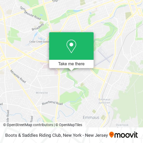 Boots & Saddles Riding Club map