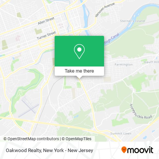 Mapa de Oakwood Realty