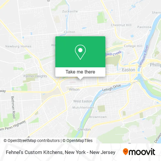 Fehnel's Custom Kitchens map