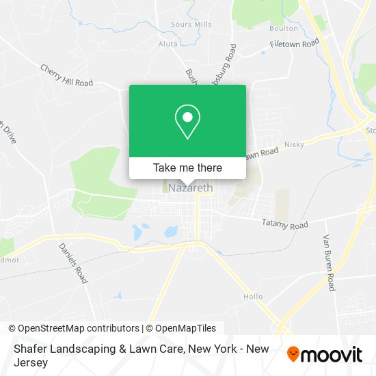 Shafer Landscaping & Lawn Care map