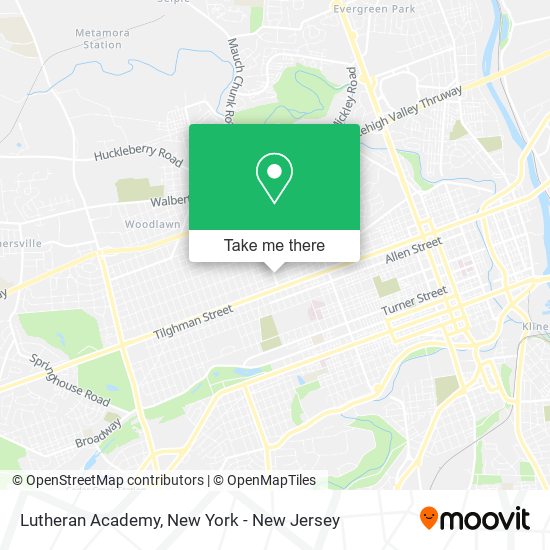 Lutheran Academy map