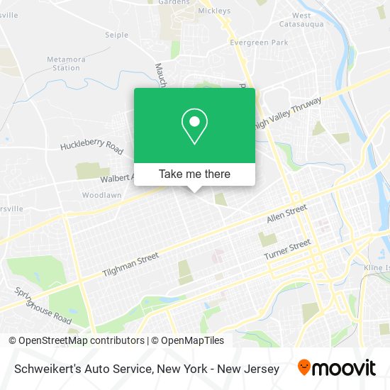 Schweikert's Auto Service map