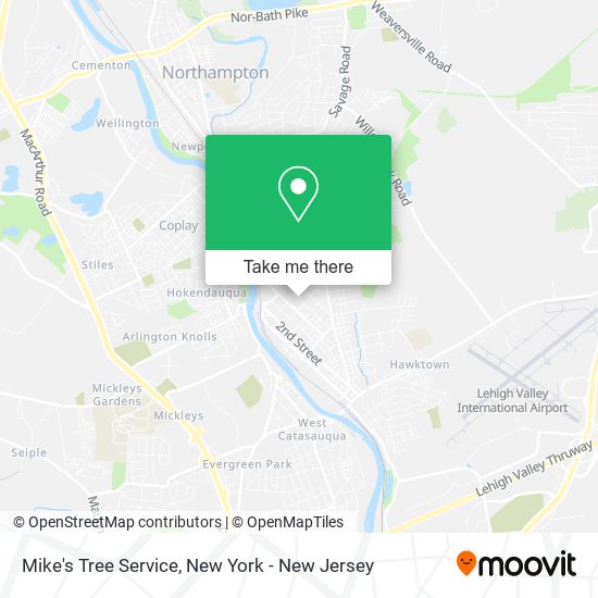 Mike's Tree Service map