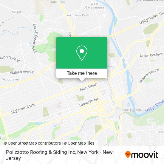 Polizzotto Roofing & Siding Inc map
