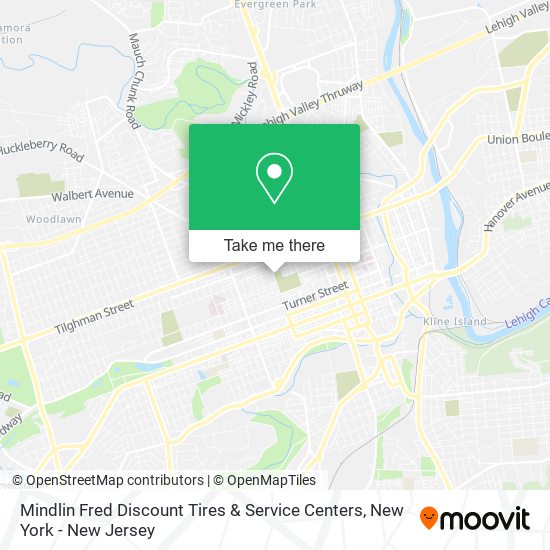 Mapa de Mindlin Fred Discount Tires & Service Centers