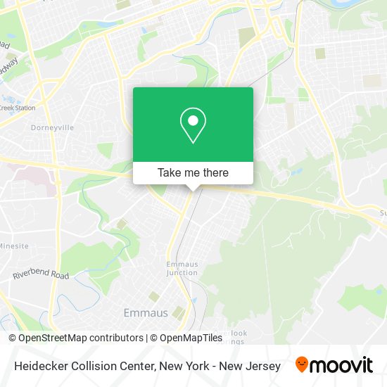 Heidecker Collision Center map