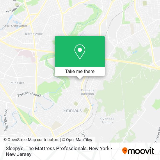 Sleepy's, The Mattress Professionals map