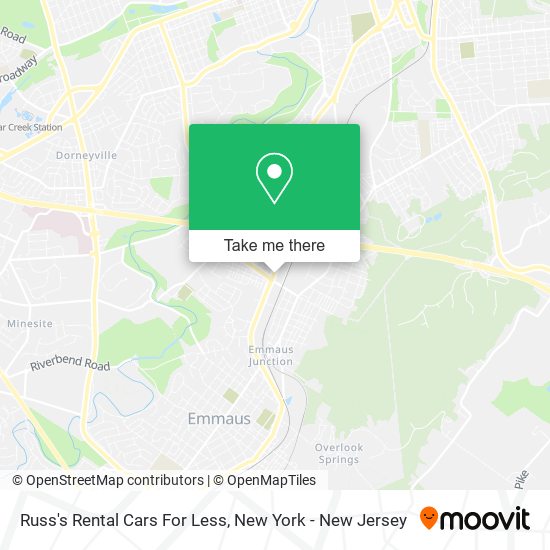 Mapa de Russ's Rental Cars For Less