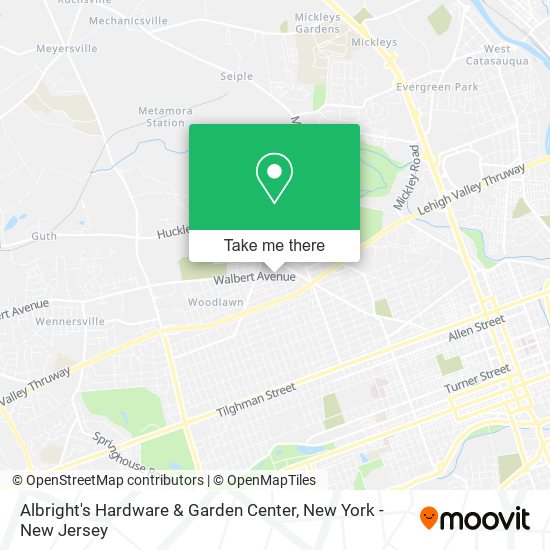 Mapa de Albright's Hardware & Garden Center
