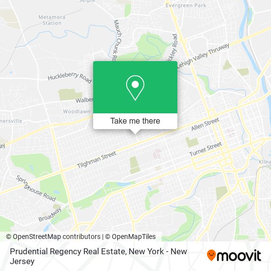 Prudential Regency Real Estate map