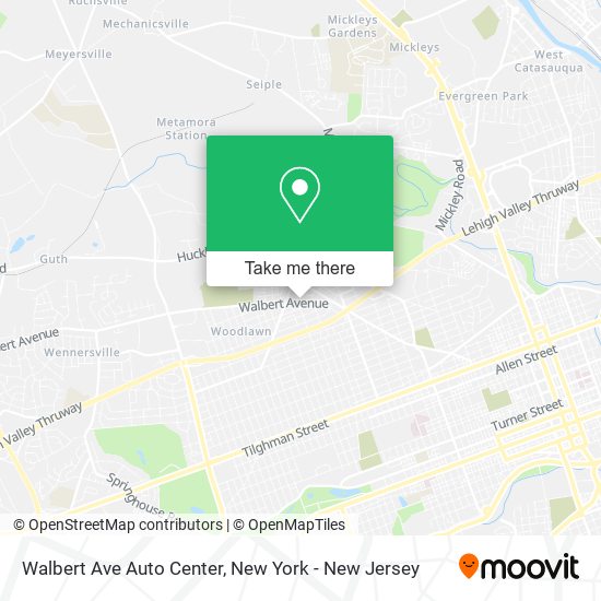 Mapa de Walbert Ave Auto Center