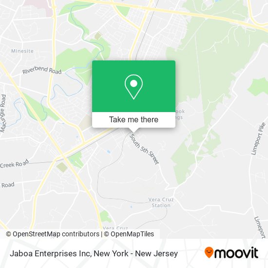 Mapa de Jaboa Enterprises Inc