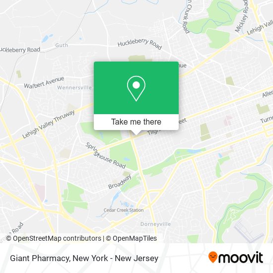 Mapa de Giant Pharmacy